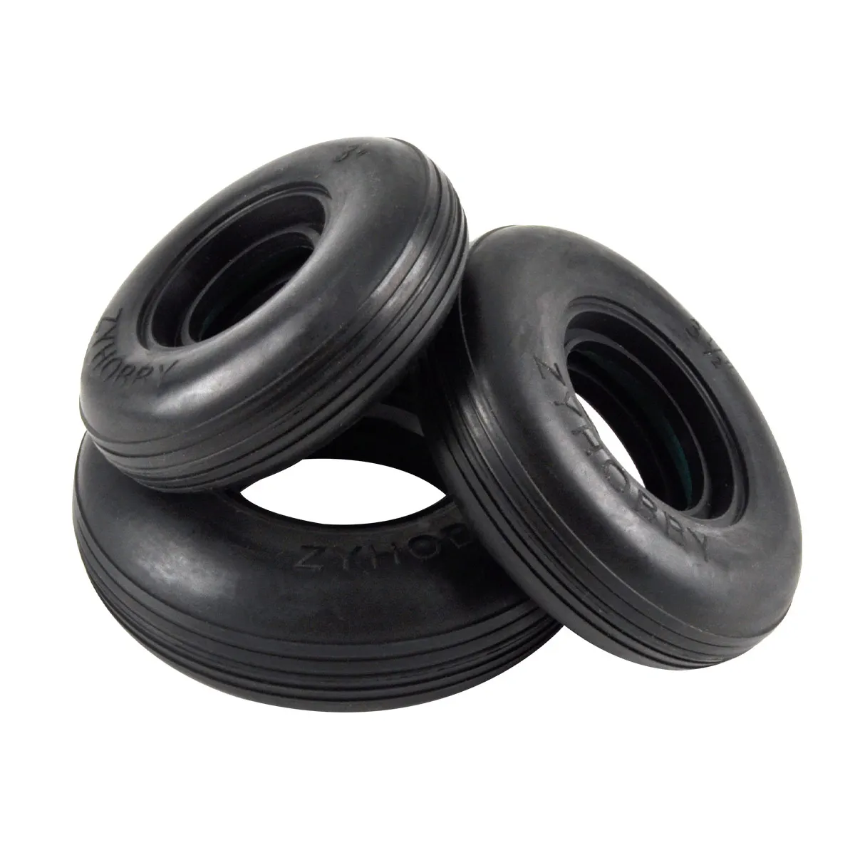1 piece 3/3.5/4/4.5 inch Rubber PU Wheel Tire for RC Airplane Models