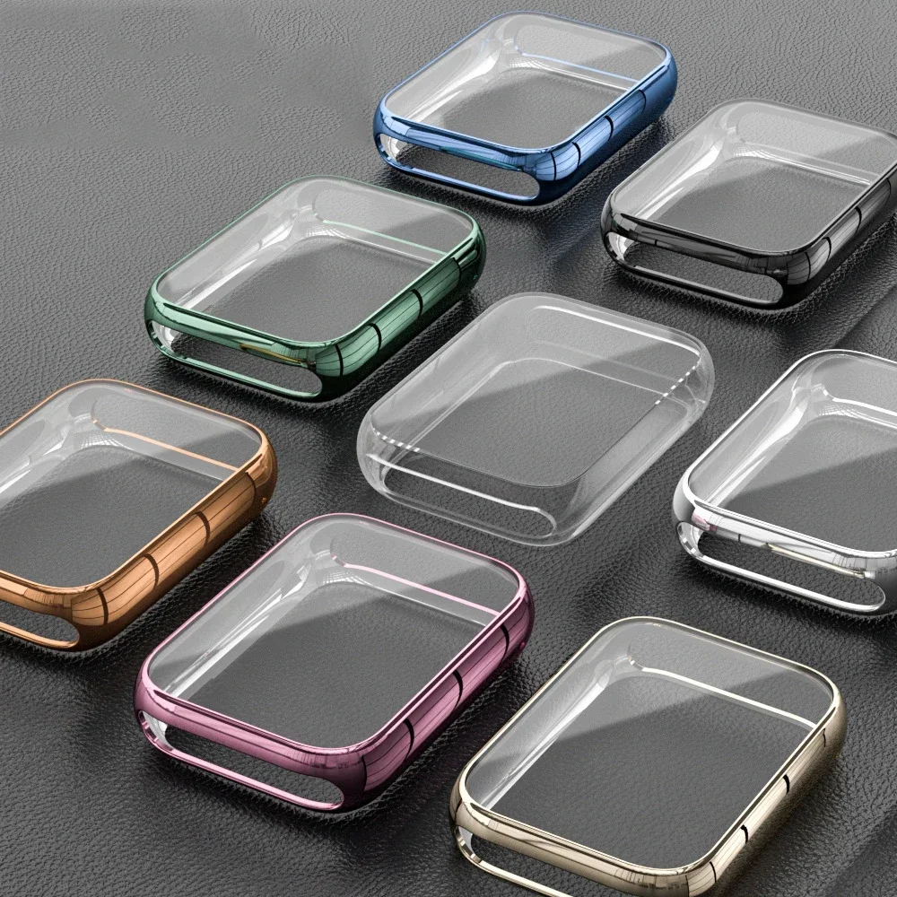 Capa tpu macia para xiaomi mi band 8 pro/7pro, moldura protetora de tela de vidro miband 8pro, capa protetora totalmente transparente