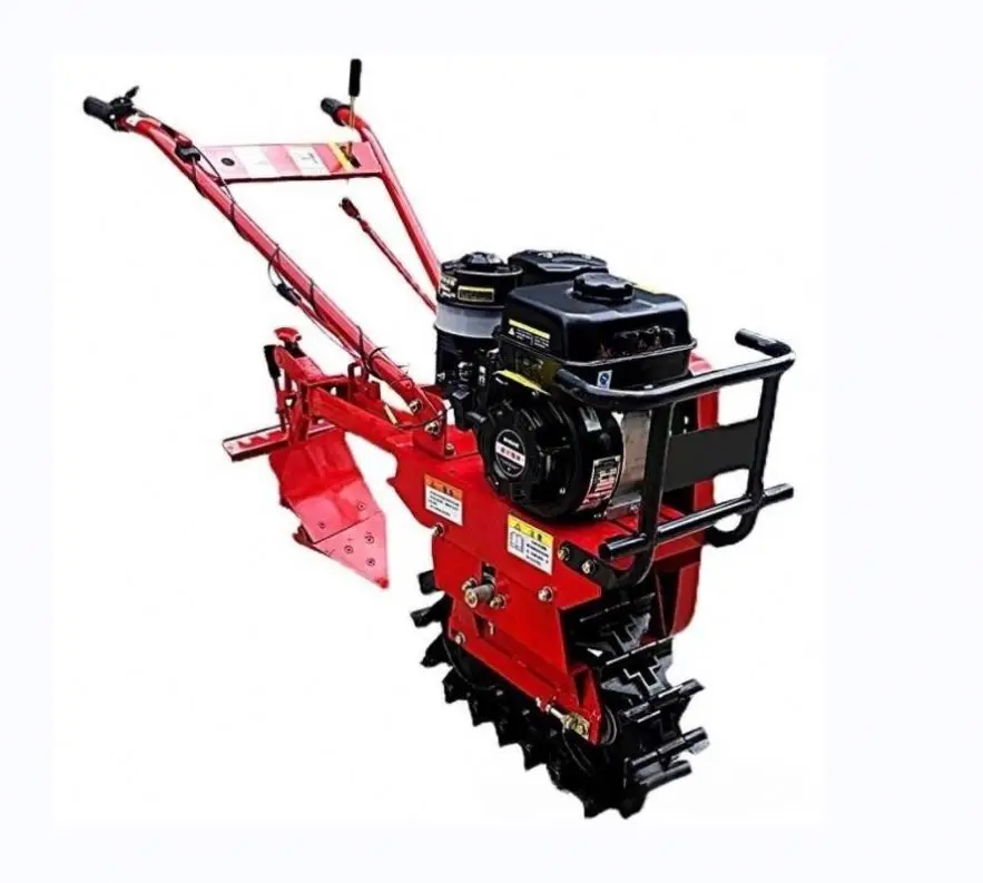 

Diesel push chain crawler tiller