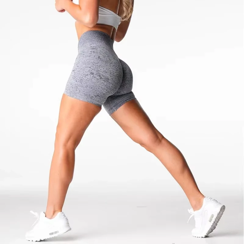 TKITK Digital Seamless Shorts Women Soft Workout Tights Fitness Outfits Spandex Yoga short Gym Wear image 4