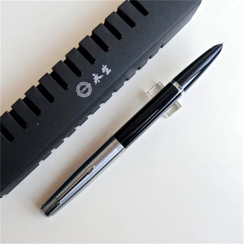 

2024 New Wingsung 601 Metal Piston Fountain Pen F 0.5MM Nib Calligraphy Ink Pen Student School Fashion Writing Office Gift