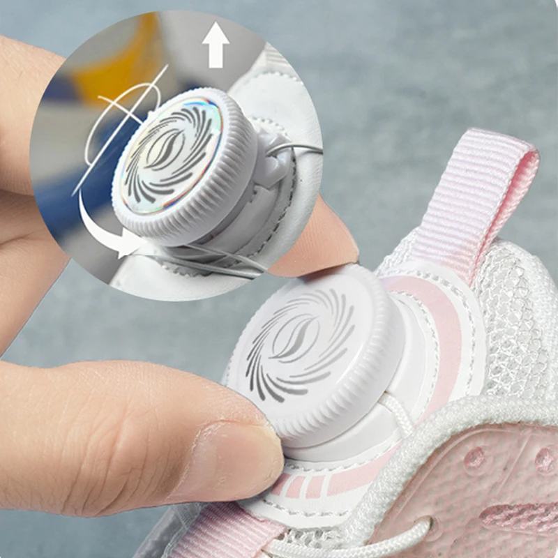Swivel Buckle Shoelaces Without Ties Round Shoe Laces for Sneakers Running Sports Enthusiasts Lazy Shoes Lace Unisex 1 Pair