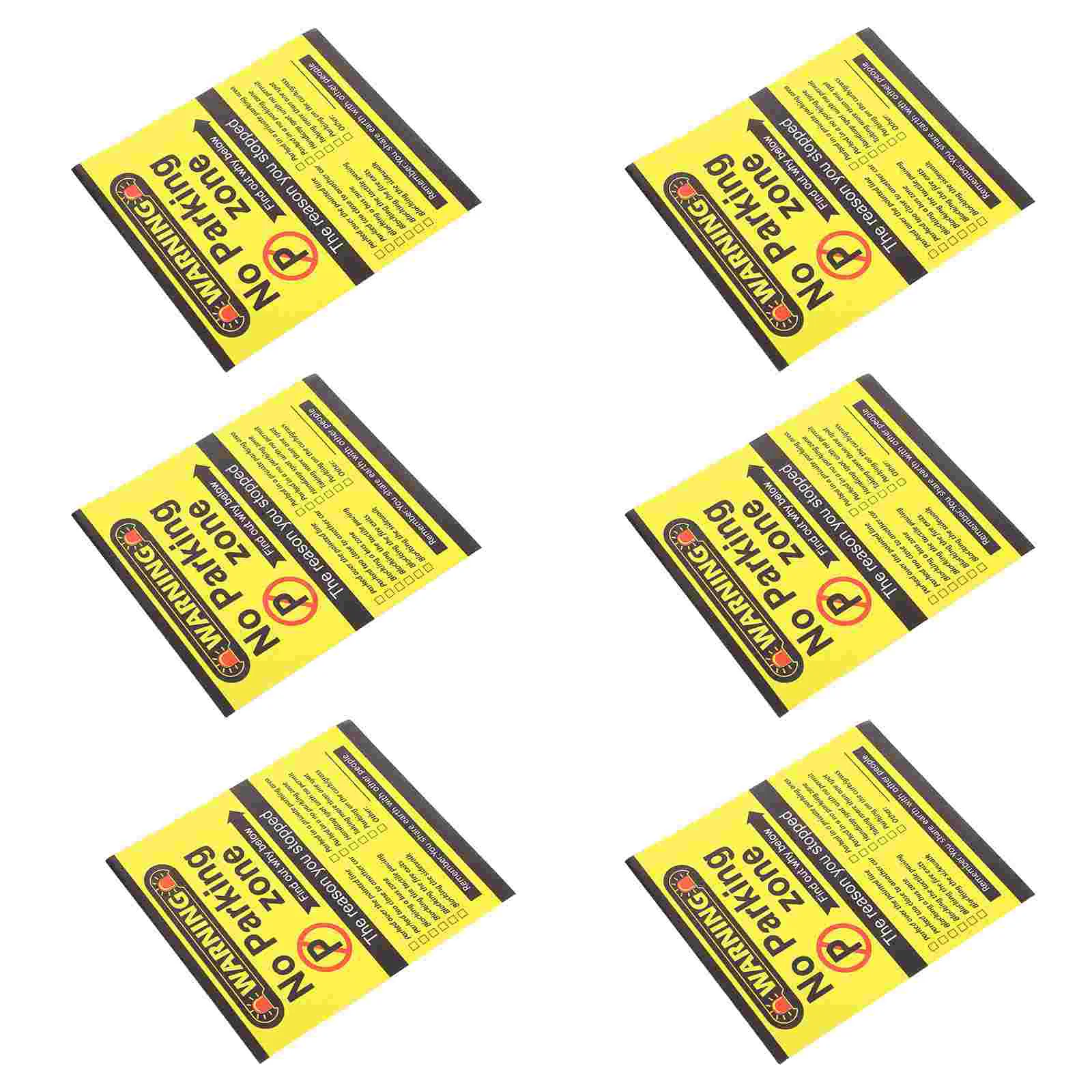 200 Sheets Parking Violation Sticker Label Illegal Vehicle No Zone Yard Stickers Adhesive