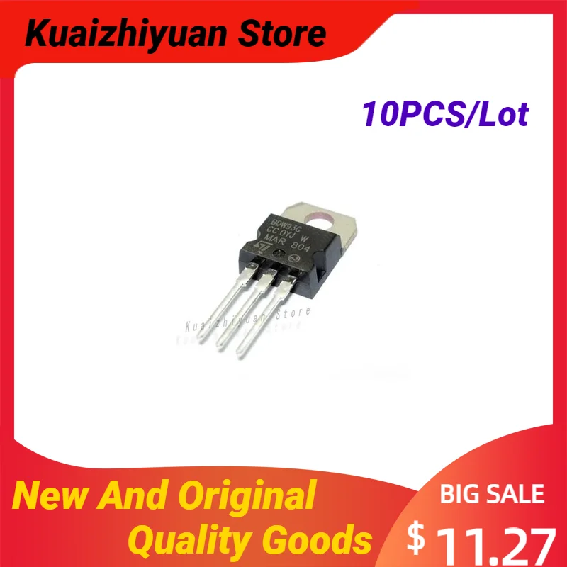 

10PCS/Lot New And Original BDW93C Darlington Transistor BDW93 Trans Darlington NPN 45V 12A 80000mW Quality Goods