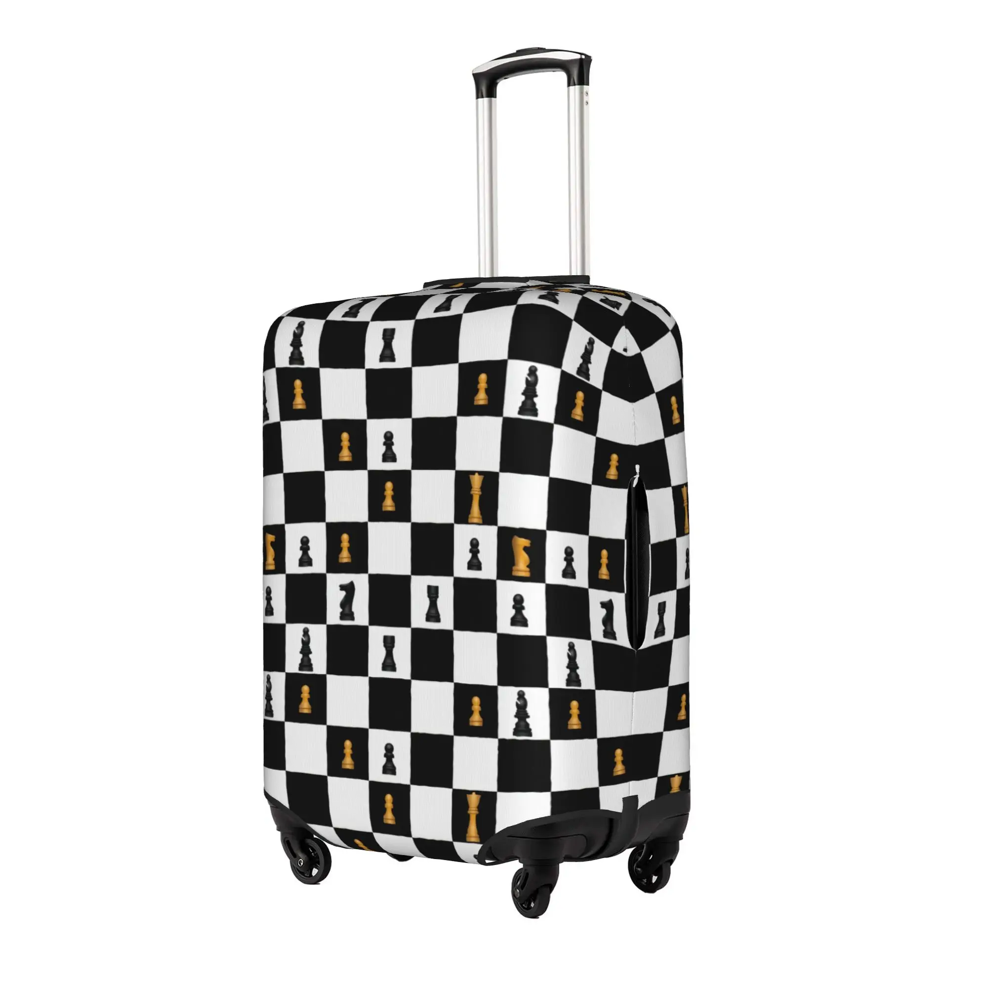 Power Play Chess Game  Luggage Cover Cute Chess Lover Piece  Suitcase Protector Covers Suit For 18-32 inch