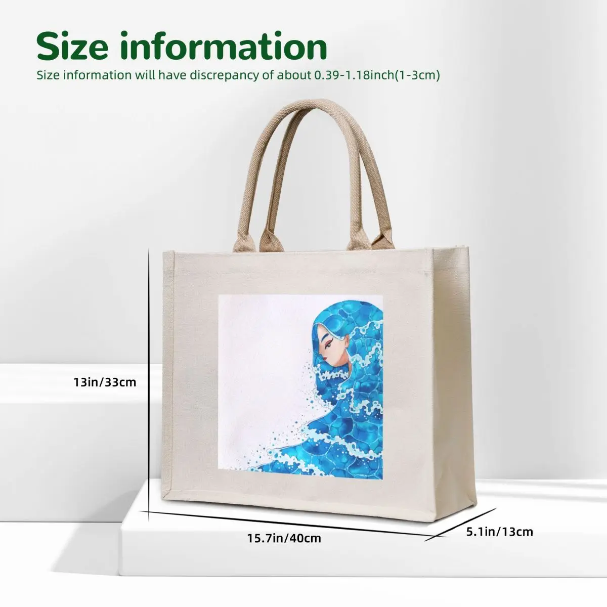 Loreley Tote Bag shoping bag large tote bag Gift bags free delivery bags