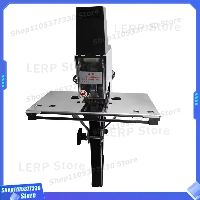 220V Electric Book Binding Stapler 106 Sheets Booklet Maker Manual Power Supply Small Office Tool for Document Assembly