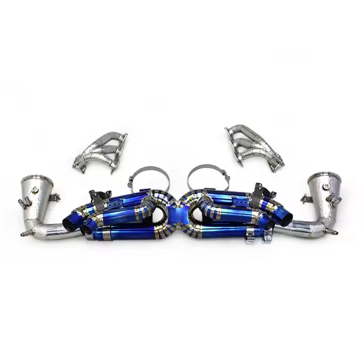 

OBM Catback Exhaust System For Porsche 911 992 3.0T 2020-2024 Racing Titanium Exhaust Pipe Performance Muffler Valve