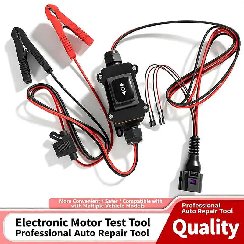Automotive Motor Test Tool Flame Retardant Shell One Button Operation User Friendly for Non Professional Car Owner Use