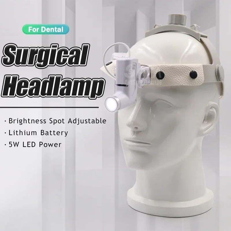 Medical Light Features 5W Headlight Adjustable Lamp Providing Focused Light Precise Procedures Perfect