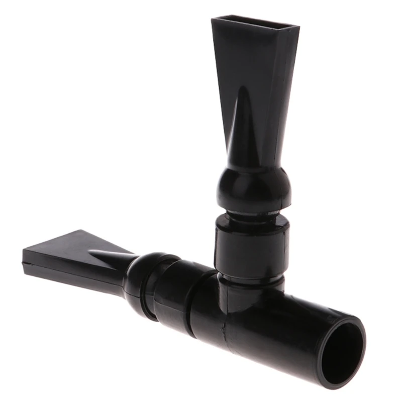 Plastics Outflow Pipe Connector Black Duckbill Nozzle for Aquarium Filter Outlet Tubes Fits for Most Filters