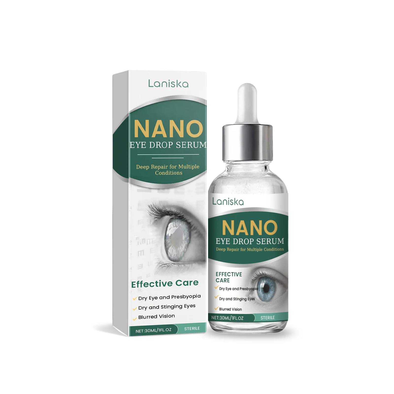 Soothing Eye Drops Relieve Eye Discomfort, Gently Moisturize, Improve Dryness, Daily Eye Care