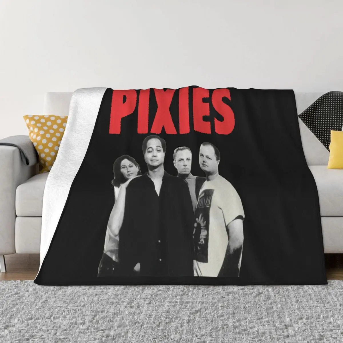 Pixies Band Indie Rock Cult Retro Vintage 80S 90S Small Medium Large Hot Cool Throw Blanket