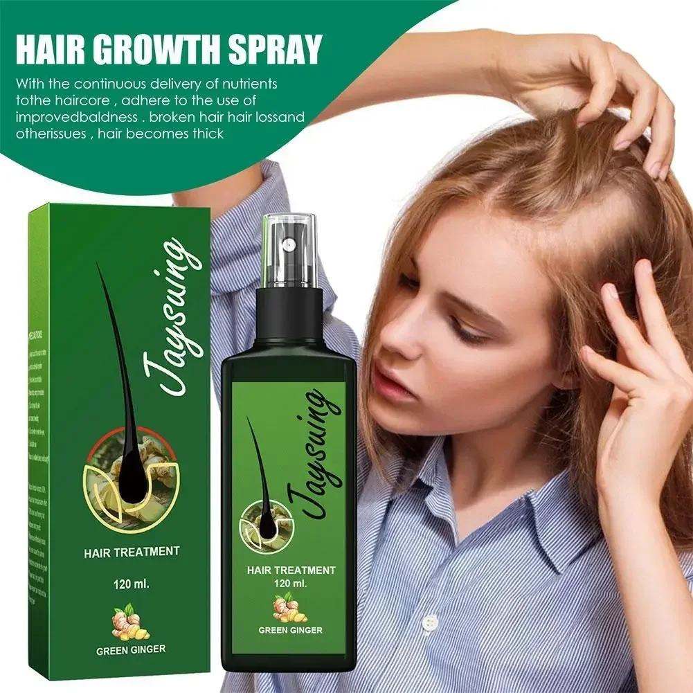 

120ml Serum Ginger Extract Anti Hair Loss Spray Products Treatment Hair Thinning Dry Fast Repair Prevent R3D8