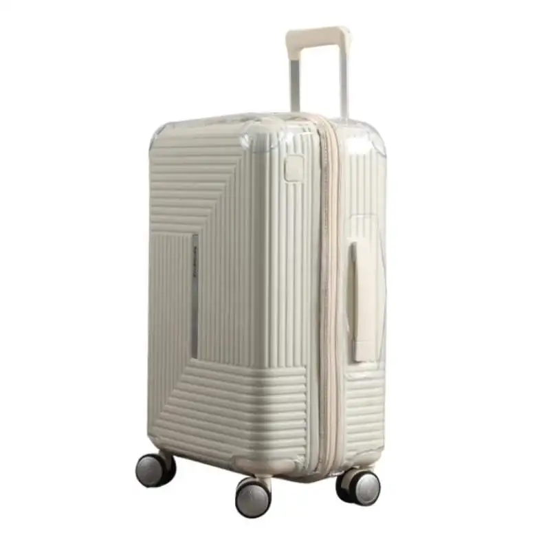 Чехол для чемодана Samsonite HK6, Защитные чехлы для чемоданов на молнии, плотные ПВХ Чехлы для багажа, пылезащитные чехлы