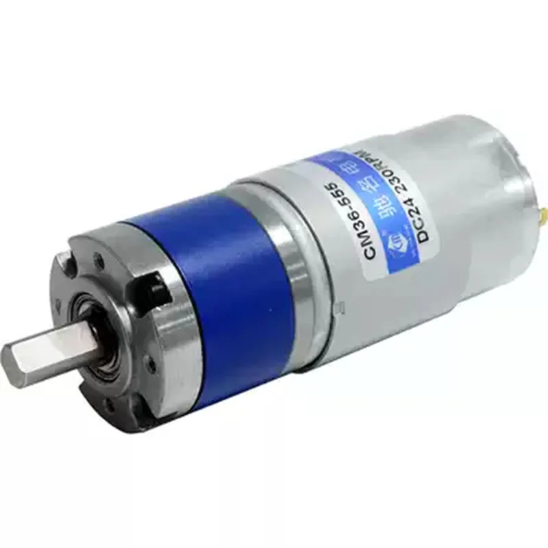 36-555 12V 24V DC Carbon Planetary Gear Motor Robot With Brushed For Smart Home Automotive Industry Control  planetary gearbox