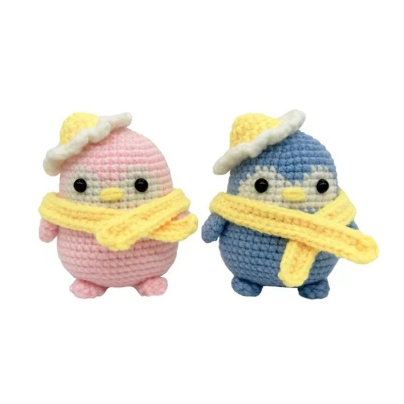 

DIY Crochet Keychain Kits with Crochet Hook, Yarns, Needle, Instructions,
