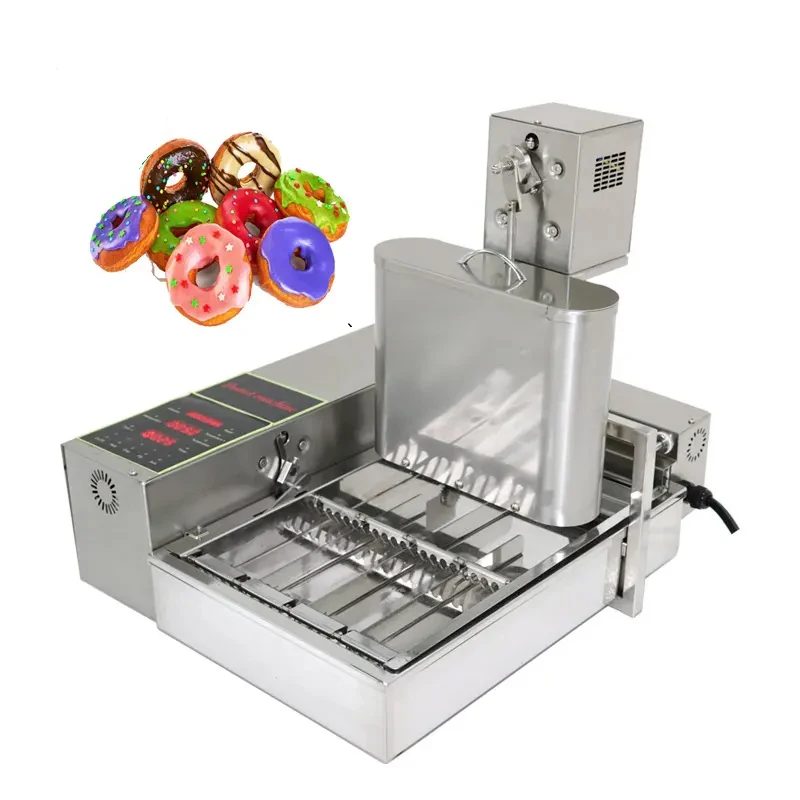 

New Automatic Flipping Four Model Mini Donut Making Machine For Deep Fried Donuts