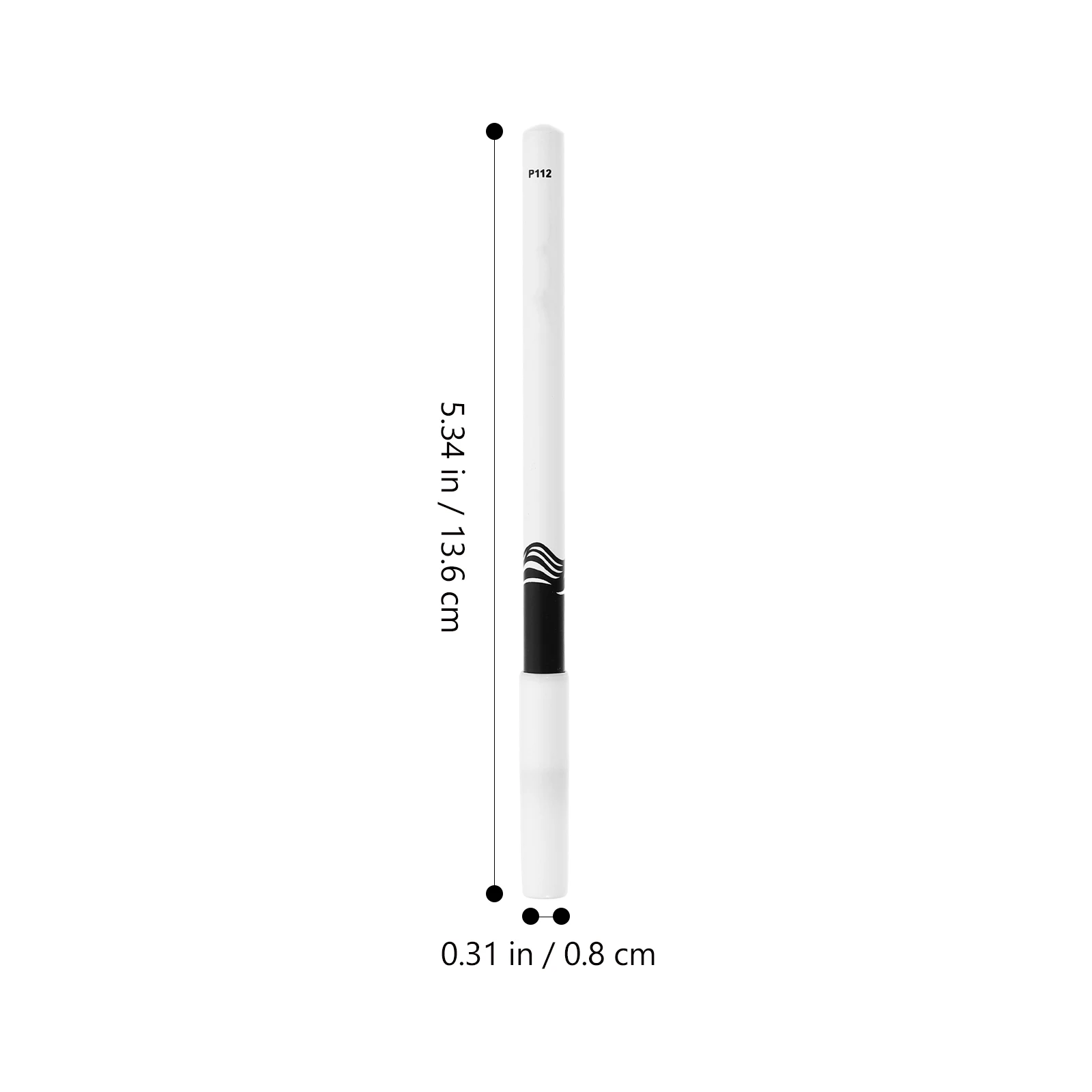 

10pcs White Eyeliner Highlight Pencil Long Lasting Waterproof Portable Safe Material Professional Use Eye Shadow