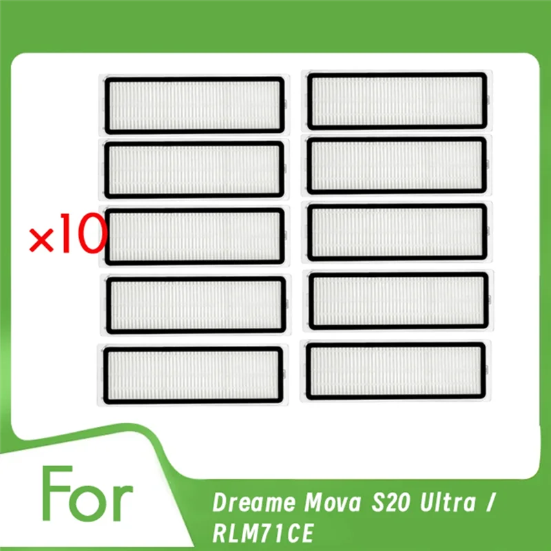 

JDZD 10 шт. фильтр для Dreame Mova S20 Ultra/RLM71CE аксессуары для пылесоса запасные части сверхпрочные аксессуары