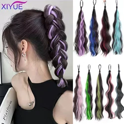 45cm Synthetic Self-Winding Ball Head Wig Hair Bundle Female Hightlight DIY Bun Hair Bundle To Increase Hair Volume Bud Hair Bun