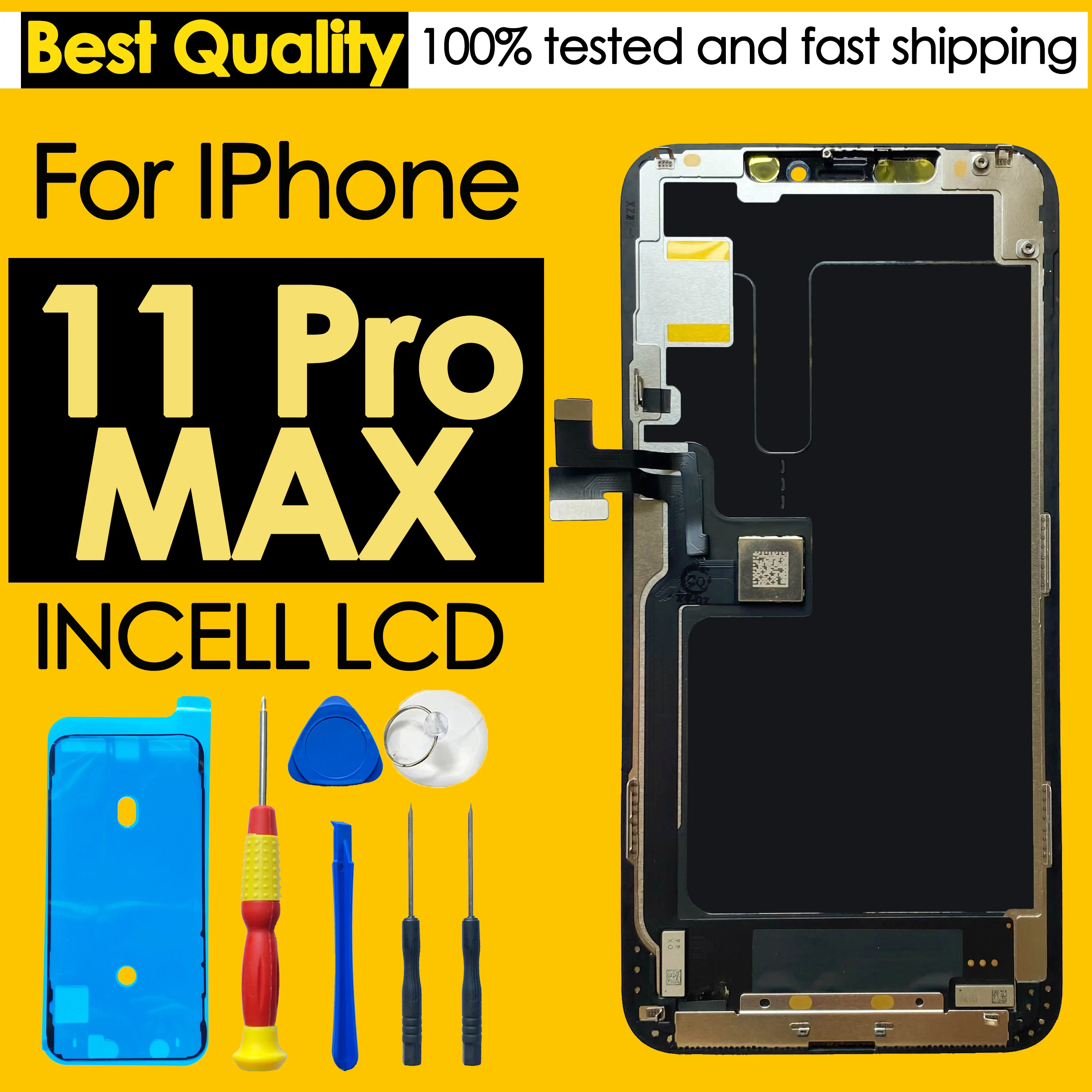 

High quality AAA incell LCD For iPhone 11 Pro Max Display Touch 11Pro Max Screen Replacement Digitizer Assembly Repair Wholesale