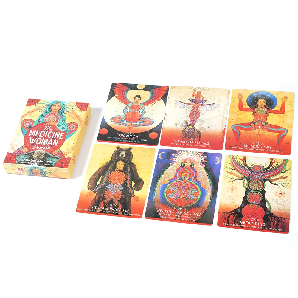 The Medicine Woman Oracle Discover the Archetypes of the Divine Feminine Cards Family Party Guide Versions Edition