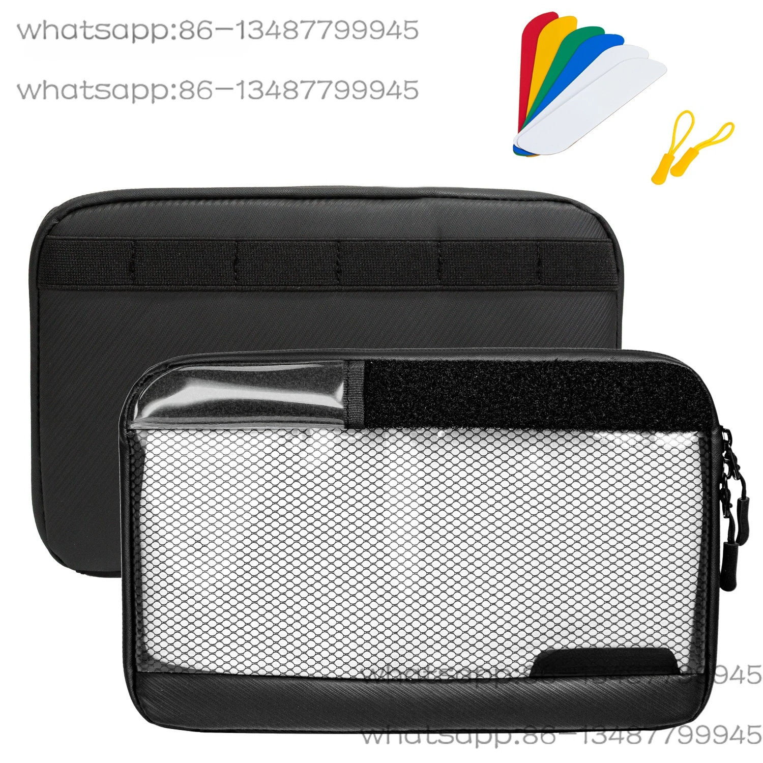 Saco de armazenamento transparente em camadas Ba