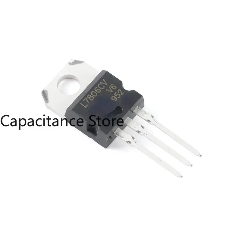 10PCS Original Genuine SMD L7806CV TO-220 Output 6V/1.2A Linear Regulator Chip