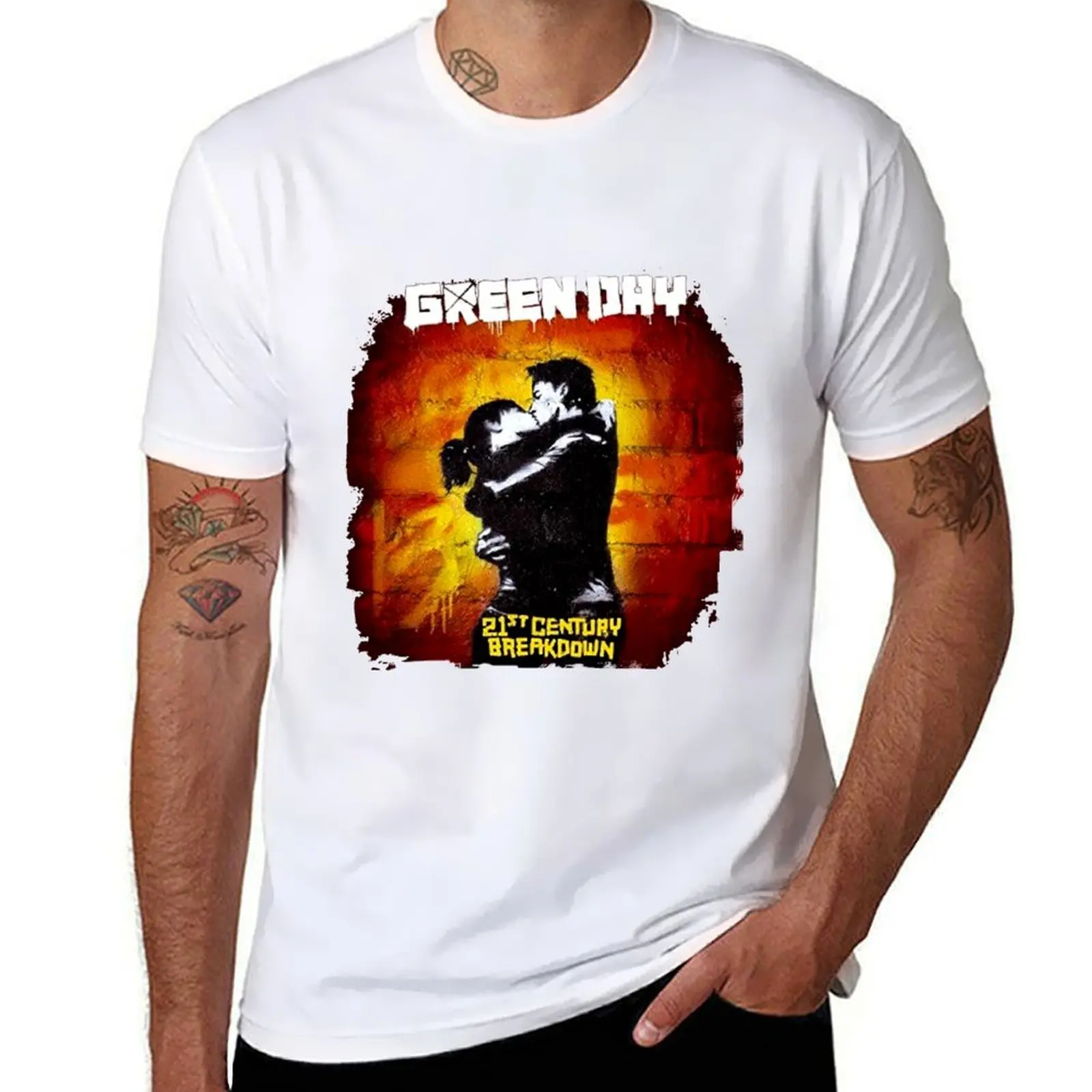 

Green Day 21st Century T-Shirt g man t shirts for men man t shirt heavy cotton T-Shirt