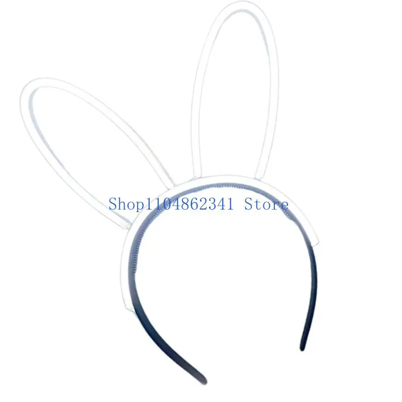 5asd Party-haarband met levendige kleuroptie Lichtgewicht LED-hoofdband Kostuumhaarstukje voor thema-evenementen, volwassenen en