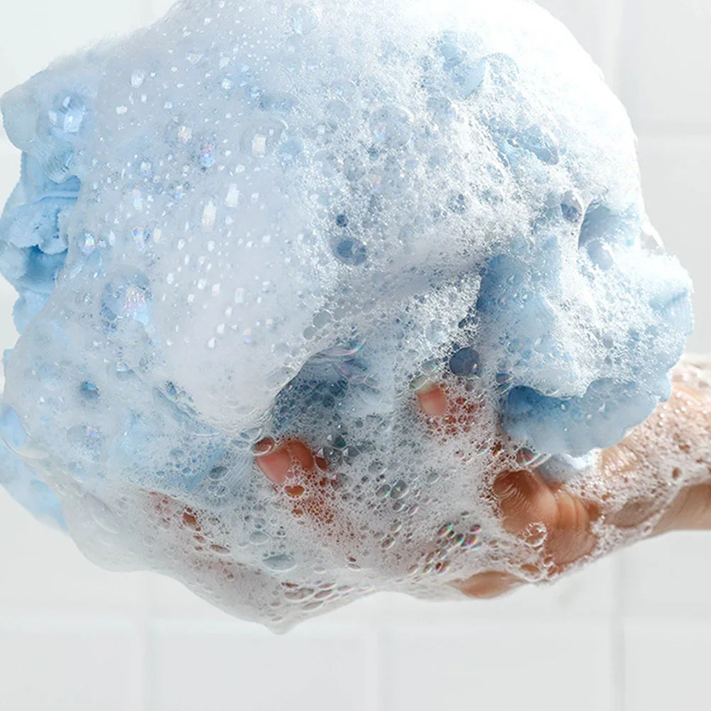 

3pcs Bath Mesh Balls Deep Cleaning Shower Scrubber For Sensitive Skin Exfoliating Body Wash Tool Soft Lather Long Lasting Ideal