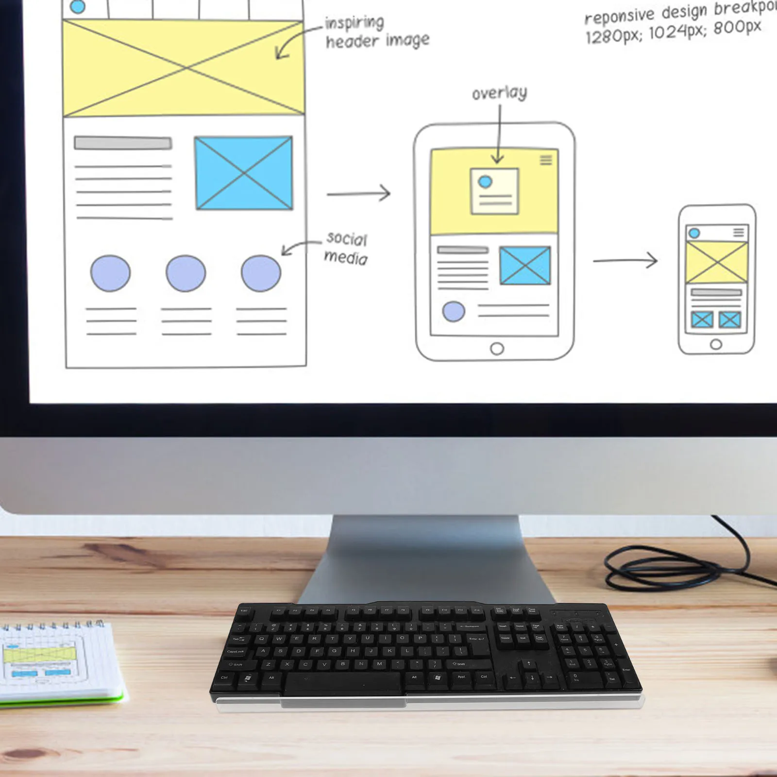 Aesthetic Clear Acrylic Keyboard Stand for Desk Home Office Gaming Ergonomic Design No Installation Required