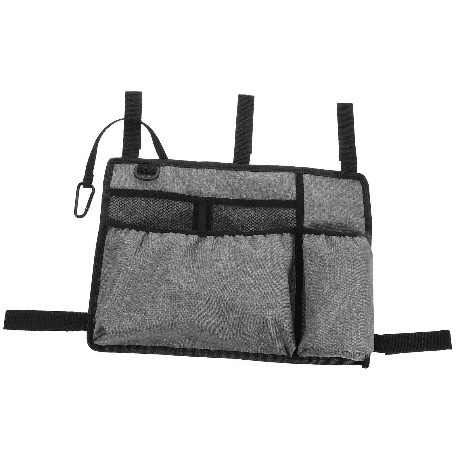 

Walker Storage Bag Durable Wheelchair Hanging Side Bag Large Capacity Phones Bottles Keys Umbrella Elderly Injured People Walker