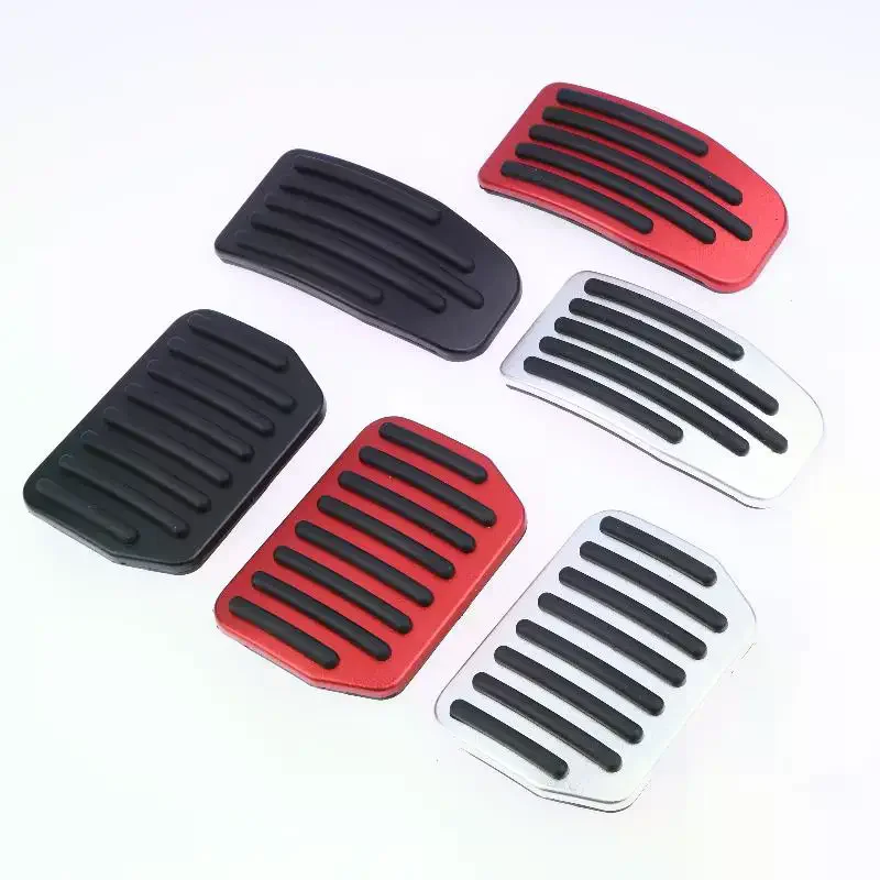 

Car Foot Pedal Pads Cover Non-slip Accelerator Brake Rest Performance Metal Mats Vehicle Accessories For Model 3 Y