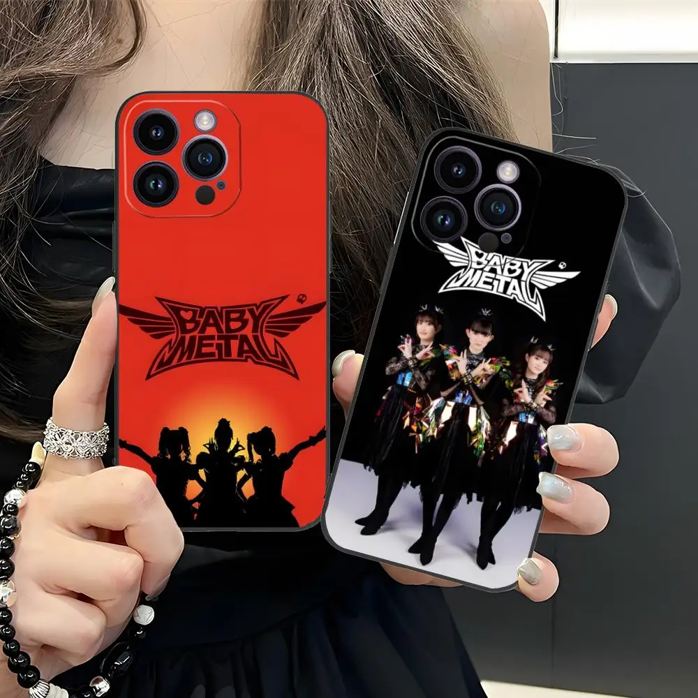 

Чехол для мобильного телефона Cute Babymetal для iPhone 16, 15, 14, 13, 12, 11 X XR XS 8 7 Pro Max Plus, мини-чехол с цветным принтом, красивая роскошь