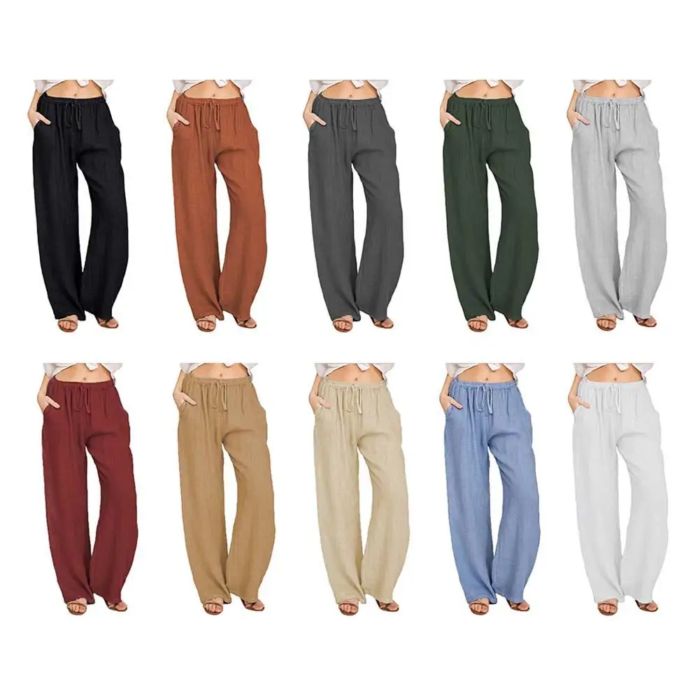 데일리웨어 바지 캐주얼 와이드 레그 팬츠 홈 컴포트 편안한 데일리 사용 적당한 신축성 다양한 사이즈 이용 가능