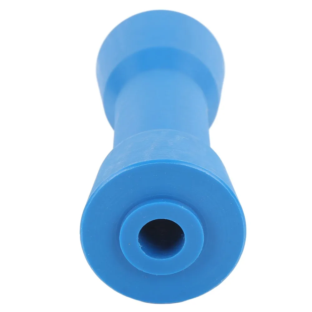 Durable Part 160mm Keel Roller Blue PVC High Strength Marine Roller Self Centering Roller Boat Replacement