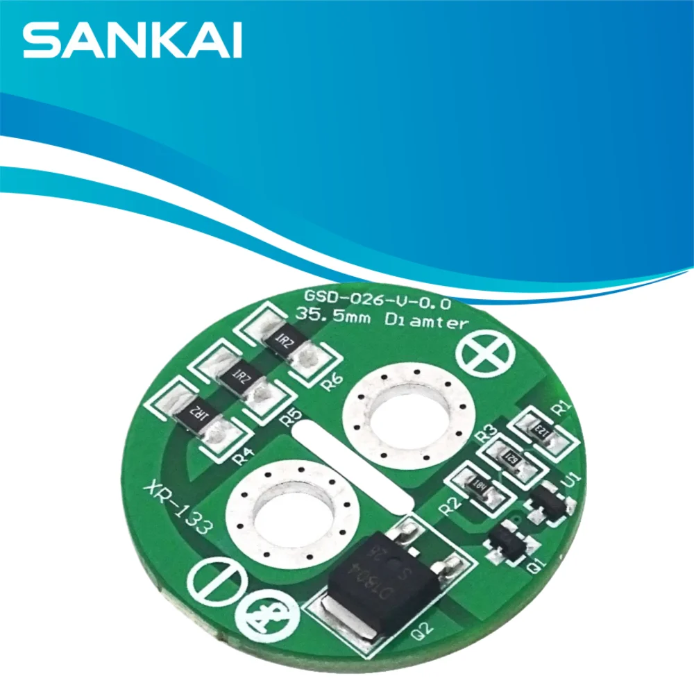 35.5mm Super Capacitor Equalizer Board 2.7V 500F, Voltage Balancer Protection for Energy Storage