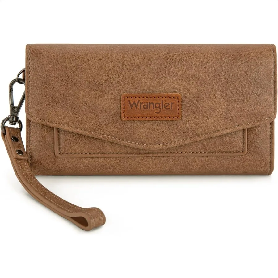 

X Wrangler Large Women's Wallets Card Cases Money Organizers Rfid Wristlet Wallet for Ladies Female with ID Holder and Zipper C