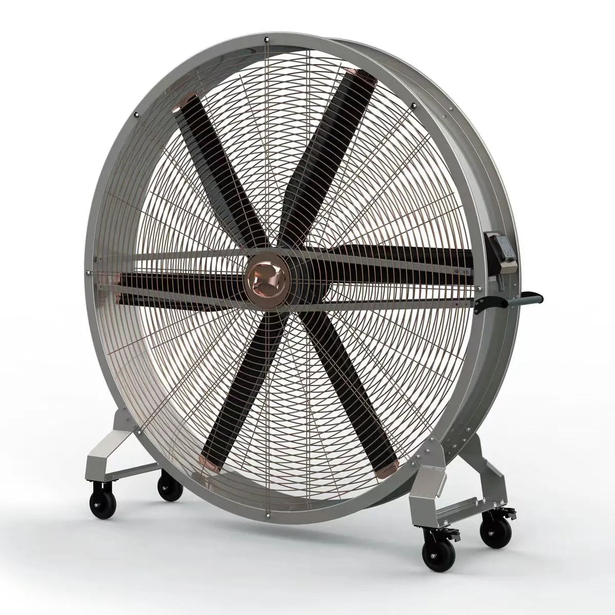 

PMSM Variable Speed Low Noise Nature Wind 2m Large Standing Fans For Warehouse Ventilation Plan