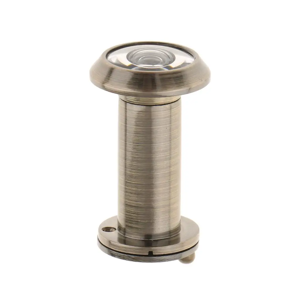 Home Door Viewer Wide Angle Zinc Alloy Peephole Security Sight Hole Adjustable for Door Alarm Sensor Use