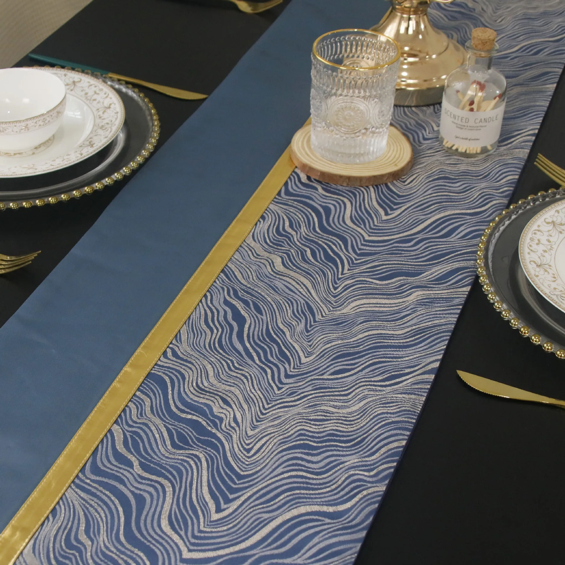 Tablecloth strip fabric decoration, homestay TV cabinet cover, restaurant table flag, retro Nordic style