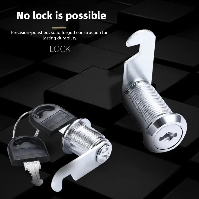 Cylinder Cam Lock Safe Padlock for Mailbox Cupboard Door Drawer - Locksmith Tool for Secure Protection