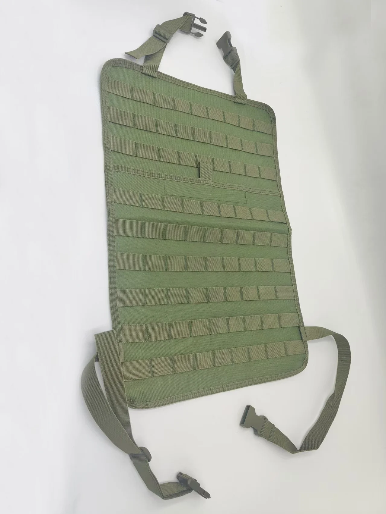 Tactical Car Seat Back Organizer Nylon Molle Panel Vehicle Seat Cover Protector Sag Proof Hanger Bag Pad for Vehicle Interior