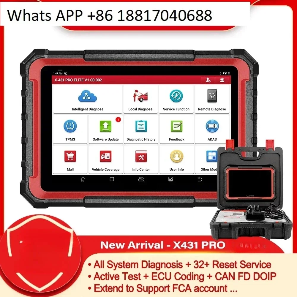 X-431   Automotive Fault Detector Overseas Multilingual Configuration Global Edition