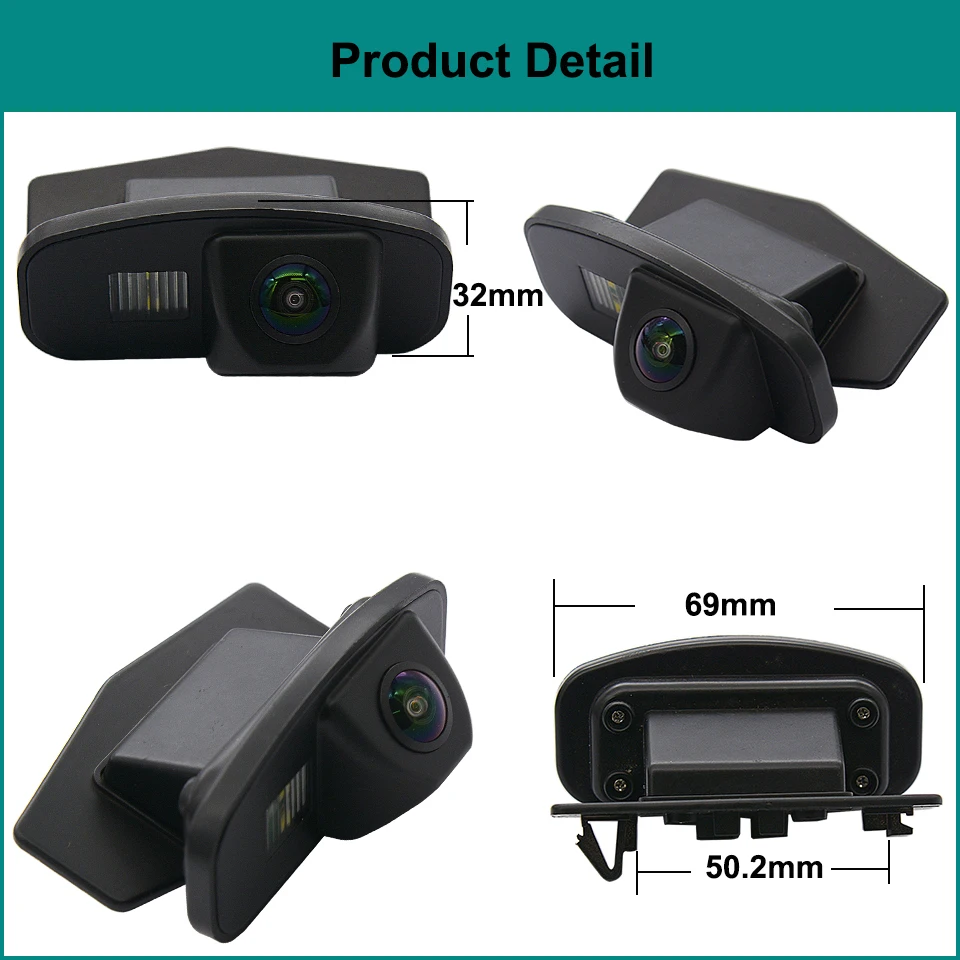 HaiSunny 170° HD 1080P AHD Rear View Camera For Honda CRV CR-V Odyssey Fit Jazz Elysion Crosstour Night Vision Backup Reversing