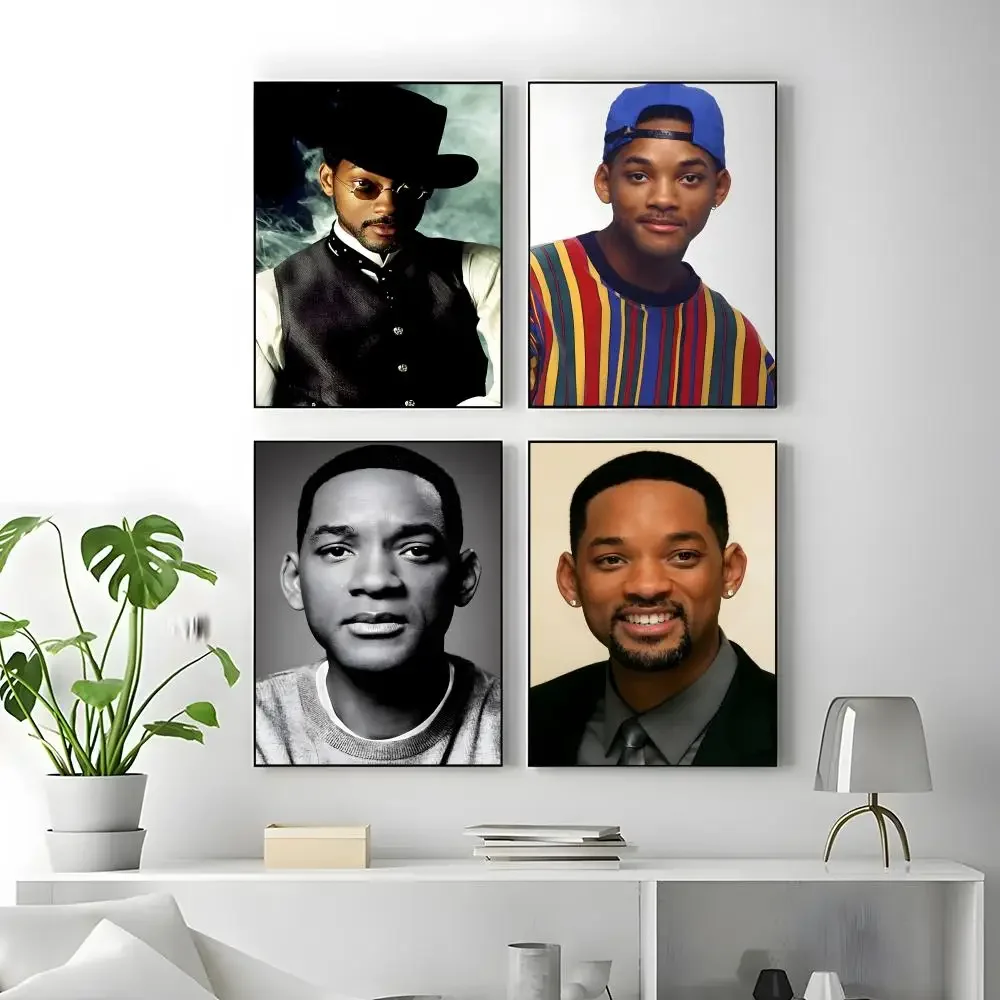 W-Will Smith Poster Classic poster and wall art prints are suitable for living rooms, bedrooms,and home