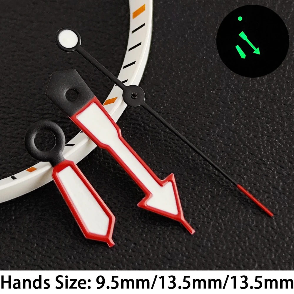 High Quality Watch Hands Green Luminous Fits NH35/NH36/NH38/NH70/NH72 Movements Mechanical Watch Parts NH35 Hands Watches Man