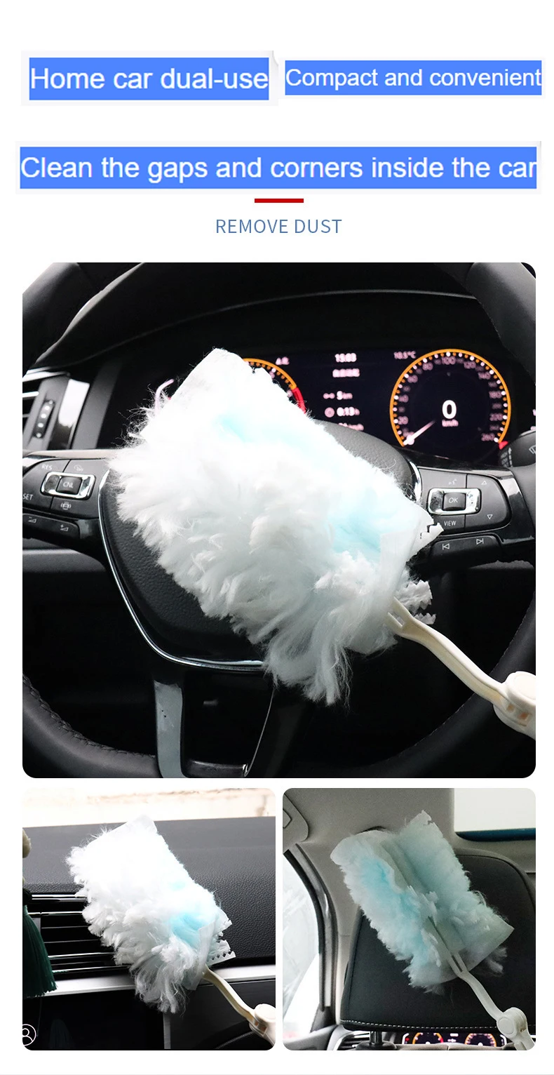 10 Stück Einweg-Staubwedel-Nachfüllungen, kompatibel mit Swiffer Duster – Detail 2